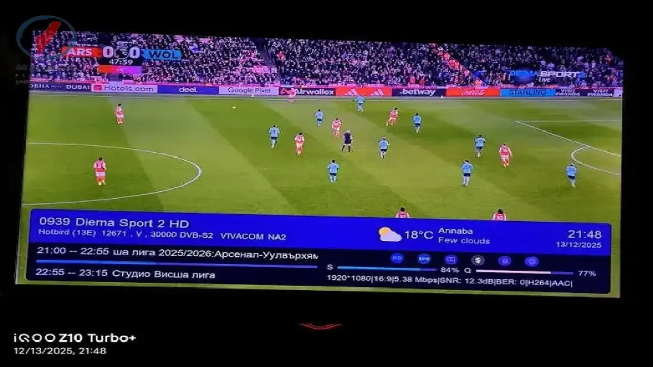 تردد قناة ديما سبورتس 2 إتش دي لمشاهدة الدوري الإنجليزي مجانًا